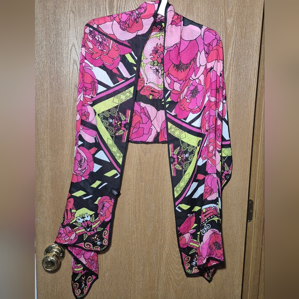 Ford Warriors in Pink Scarf Breast Cancer Powered by Ford Cares 68x20 inches.